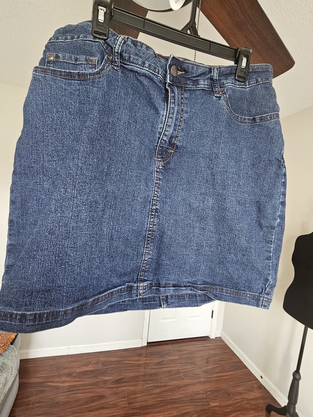 Lee Blue Denim Mini Skirt